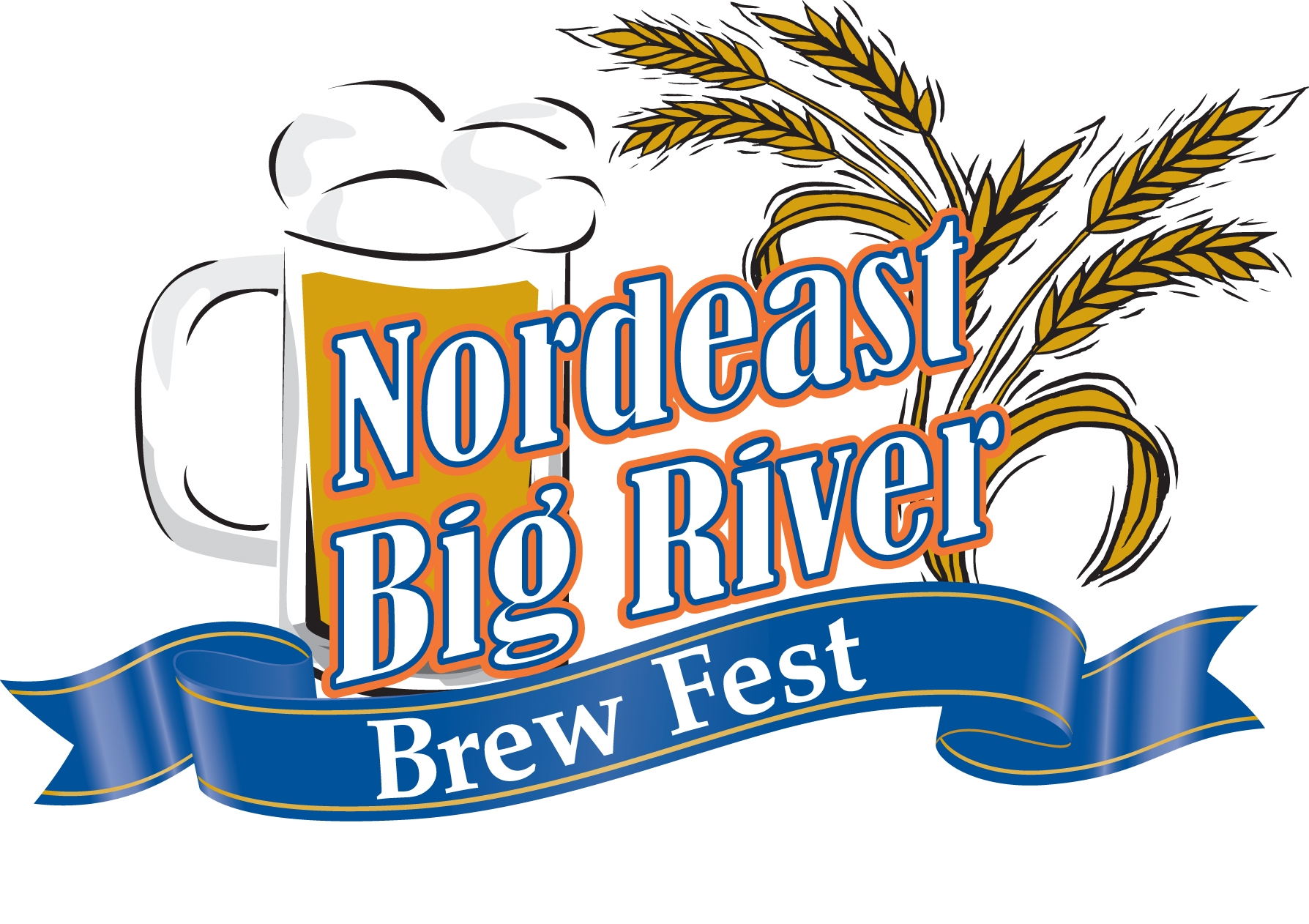 Nordeast Big River Brew Fest LogoGradient