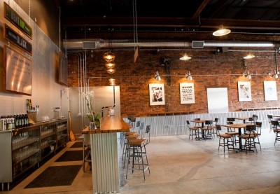 Bent Paddle's tap room