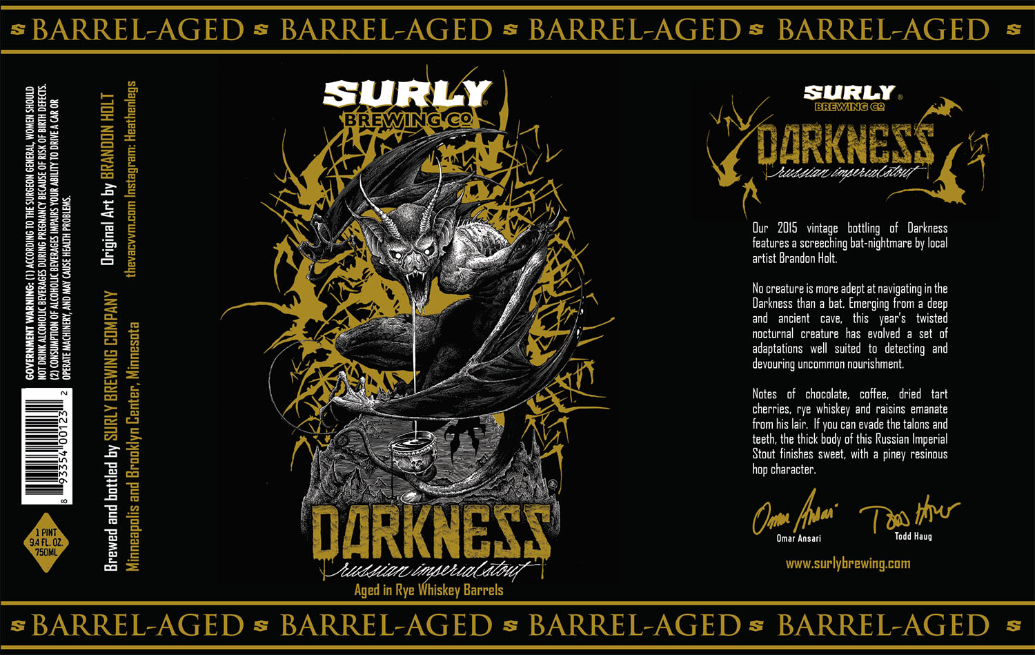 Surly Brewing Darkness 2015