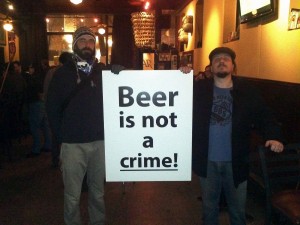beer in not a crime